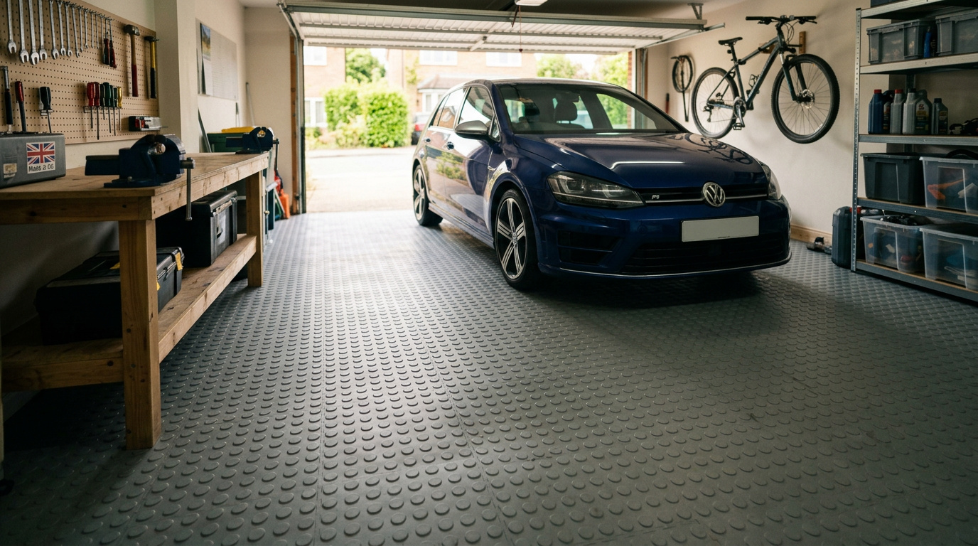 How Much Do Garage Floor Tiles Cost in the UK? (Single & Double Garage Guide) 